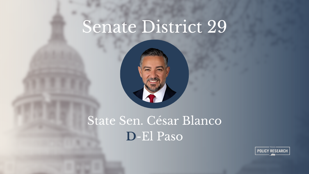 State Sen. César Blanco - Texas Policy Research